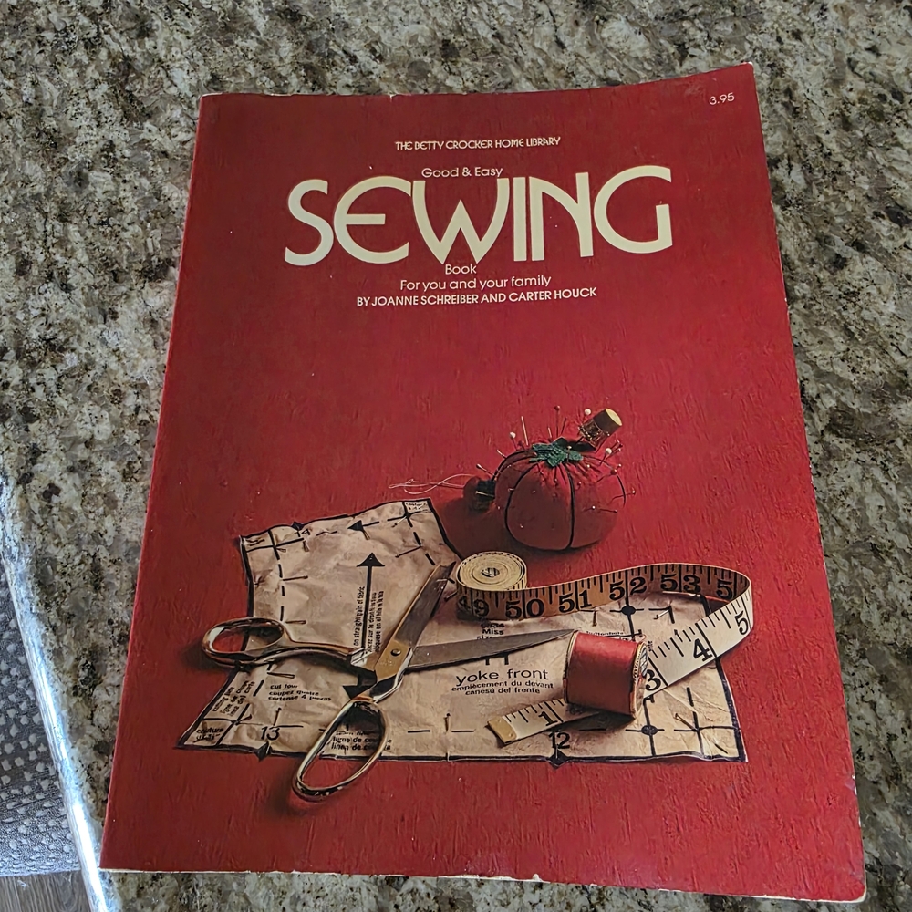 Betty Crocker Red Sewing Book